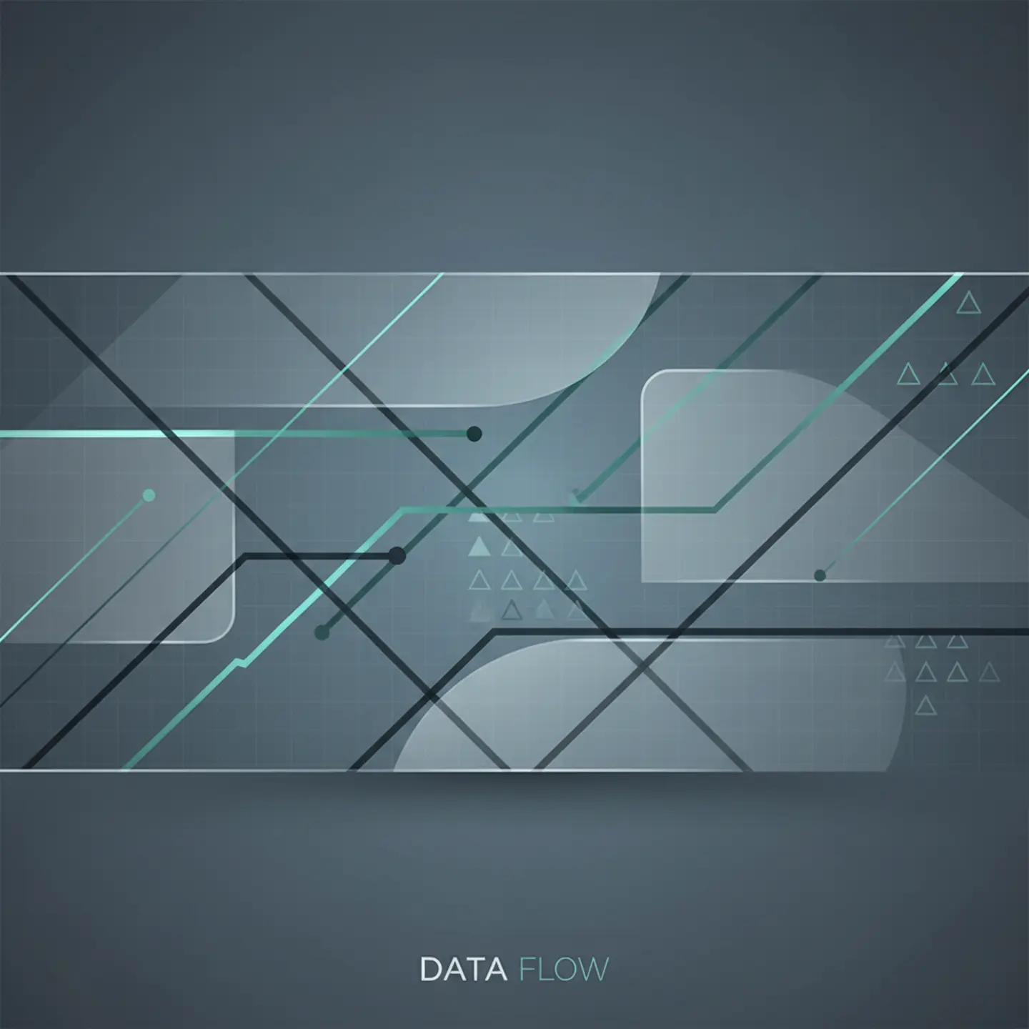 Abstract technical representation of affiliate networking